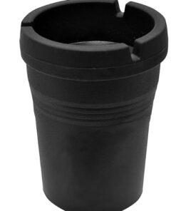 Black 00370-VCT12 Butt Bucket Ashtray,